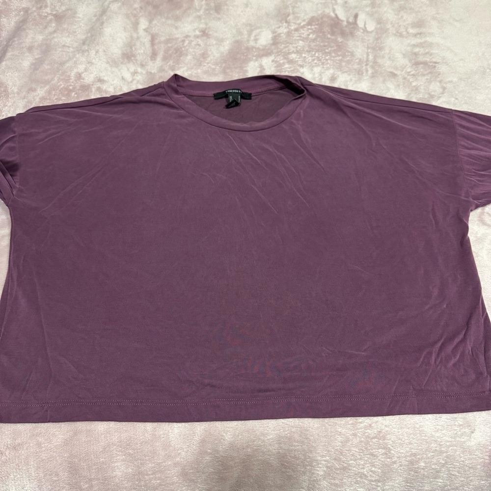 Forever 21 Mauve Long Sleeve Tee